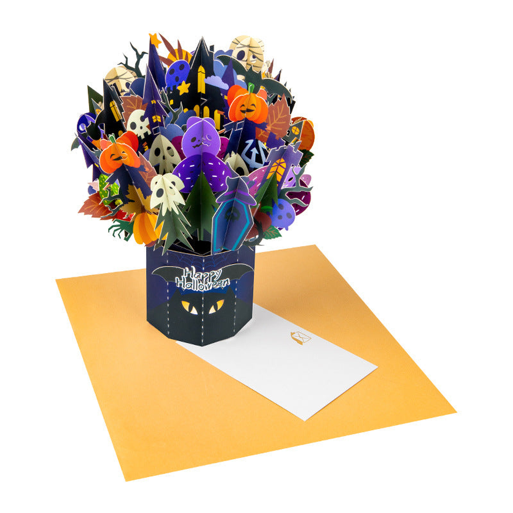 Carduria - Halloween Layered 3D Pop-Up Greeting Card