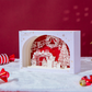 Carduria - Christmas White Fireplace 3D Pop-Up Greeting Card