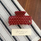 Beau - Polka Dot Pattern Rectangular Silhouette Hair Claw