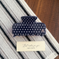 Beau - Polka Dot Pattern Rectangular Silhouette Hair Claw