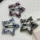 Beau - Star Silhouette Cubic Edge Accents Hair Clip