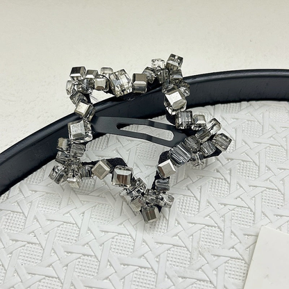 Beau - Star Silhouette Cubic Edge Accents Hair Clip