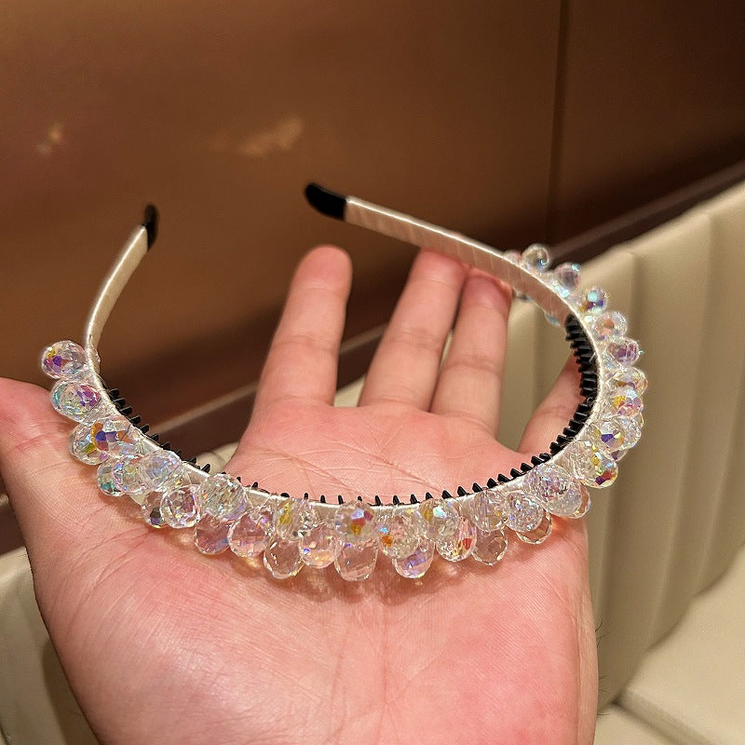 Gifty - Clustered Round Accents Wrapped Band Headband