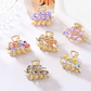 Beau - Leaf Branch Motif Teardrop Shapes Hair Claw