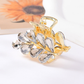 Beau - Leaf Branch Motif Teardrop Shapes Hair Claw