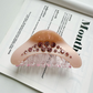 Beau - Graduated Circular Embellishment Crescent Hair Claw