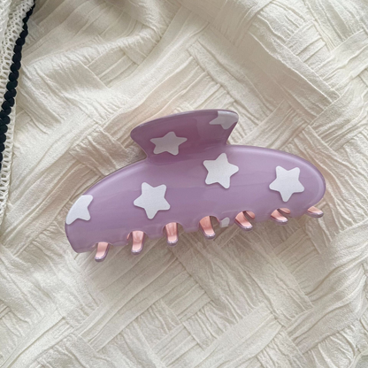 Beau - Star Motif Curved Silhouette Hair Claw