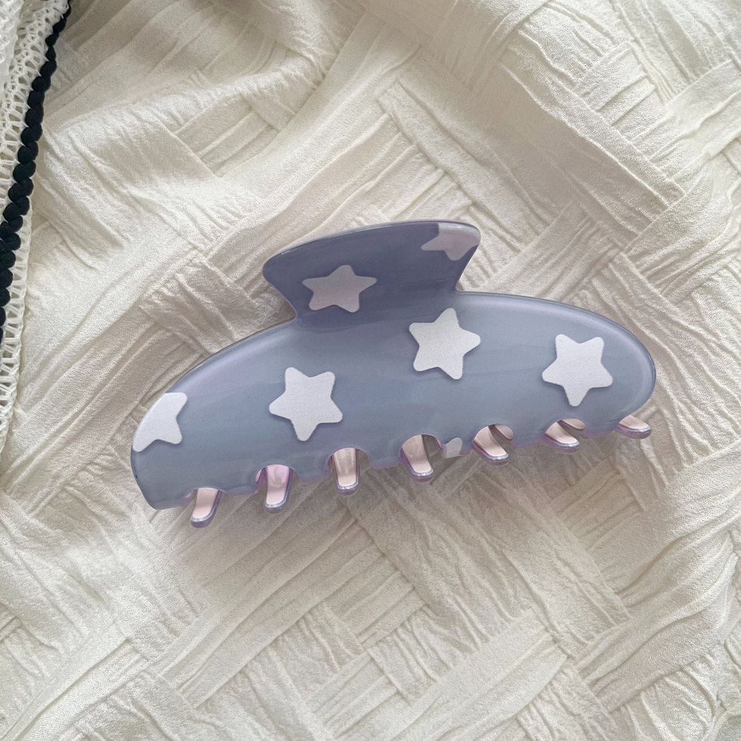 Beau - Star Motif Curved Silhouette Hair Claw