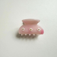 Beau - Daisy Appliqué Compact Curved Silhouette Hair Claw