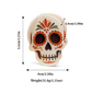 Beau - Day of the Dead Painted Skull Hair Claw