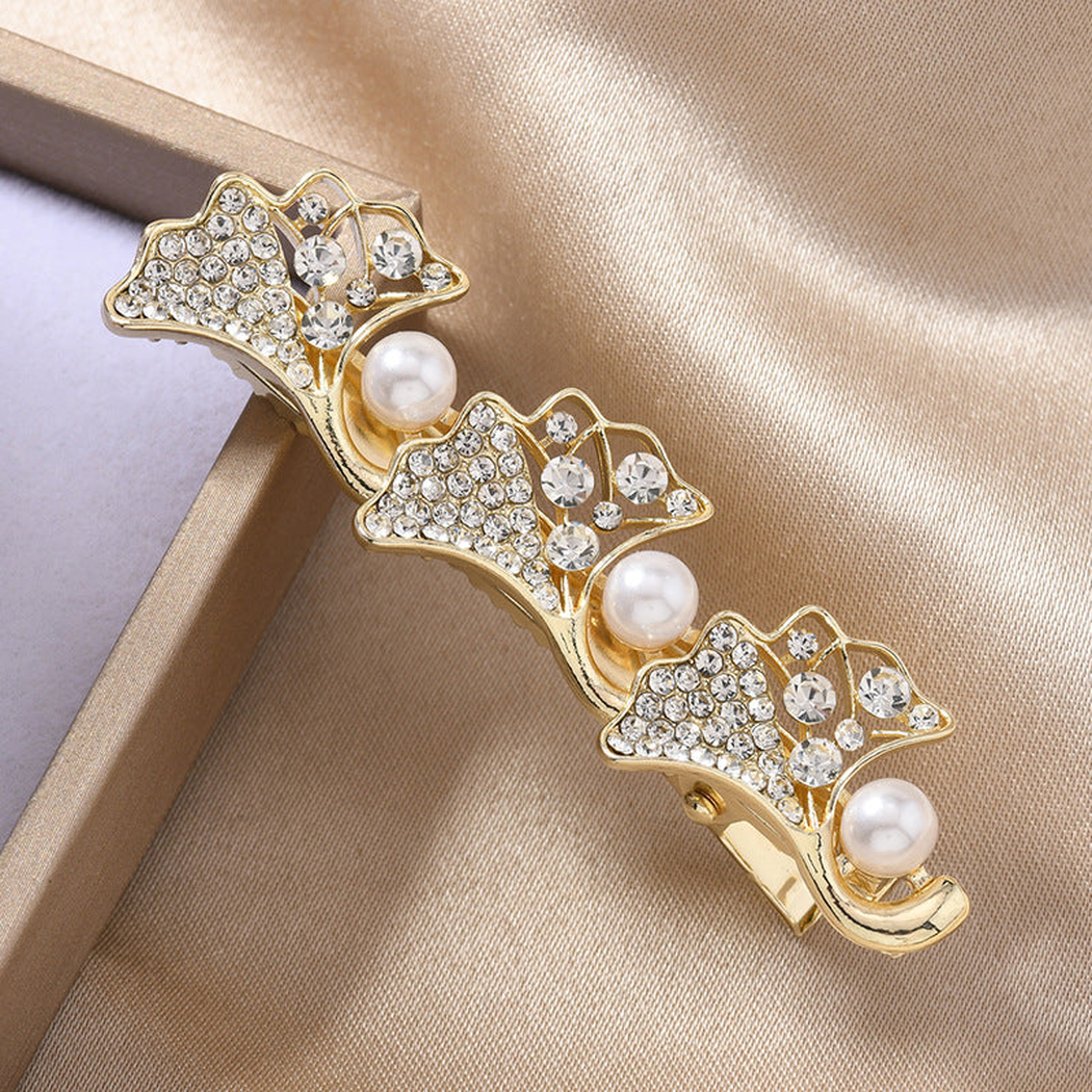 Beau - Faceted Accents Repeated Motifs Barrette
