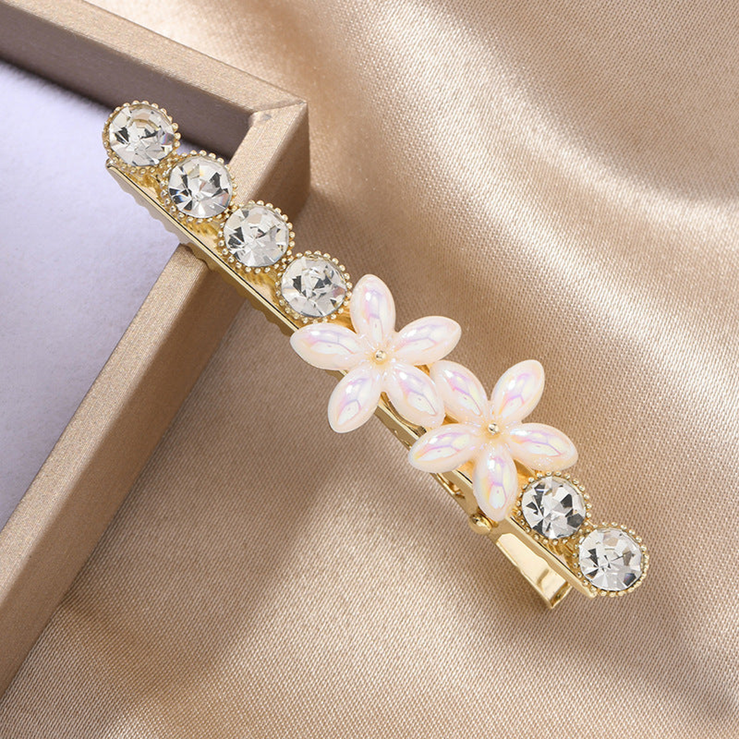 Beau - Faceted Accents Repeated Motifs Barrette