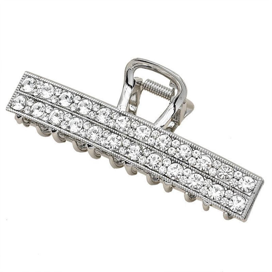 Beau - Double-Row Rectangular Hair Claw