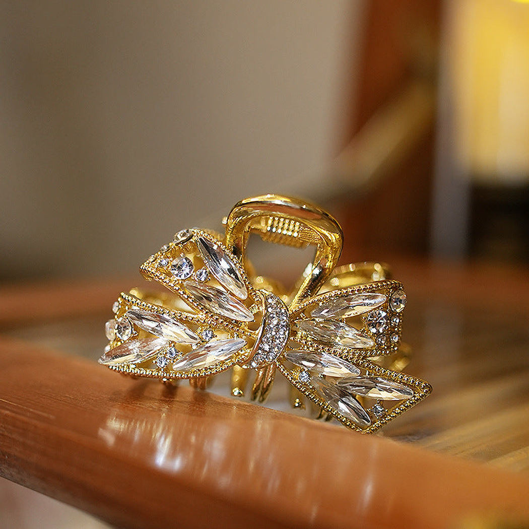 Beau - Bow Marquise-Accent Hair Claw
