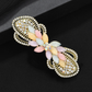 Beau - Floral Wheat-Accent Spring Hair Clip