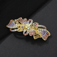 Beau - Floral Bow-Outline Spring Hair Clip