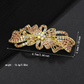 Beau - Floral Bow-Outline Spring Hair Clip