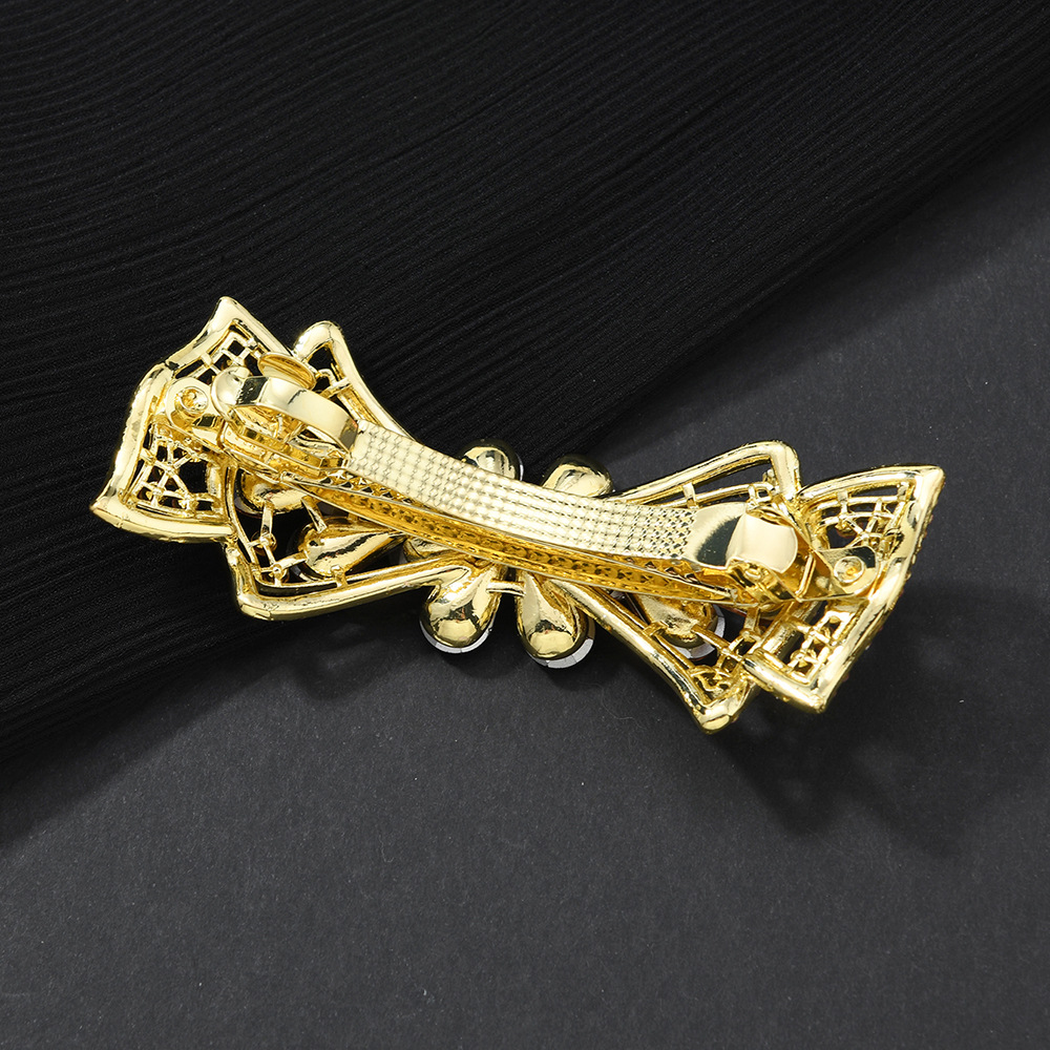 Beau - Bow-Detail Clustered Spring Hair Clip