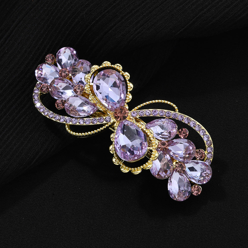 Beau - Floral Wheat-Spray Spring Hair Clip