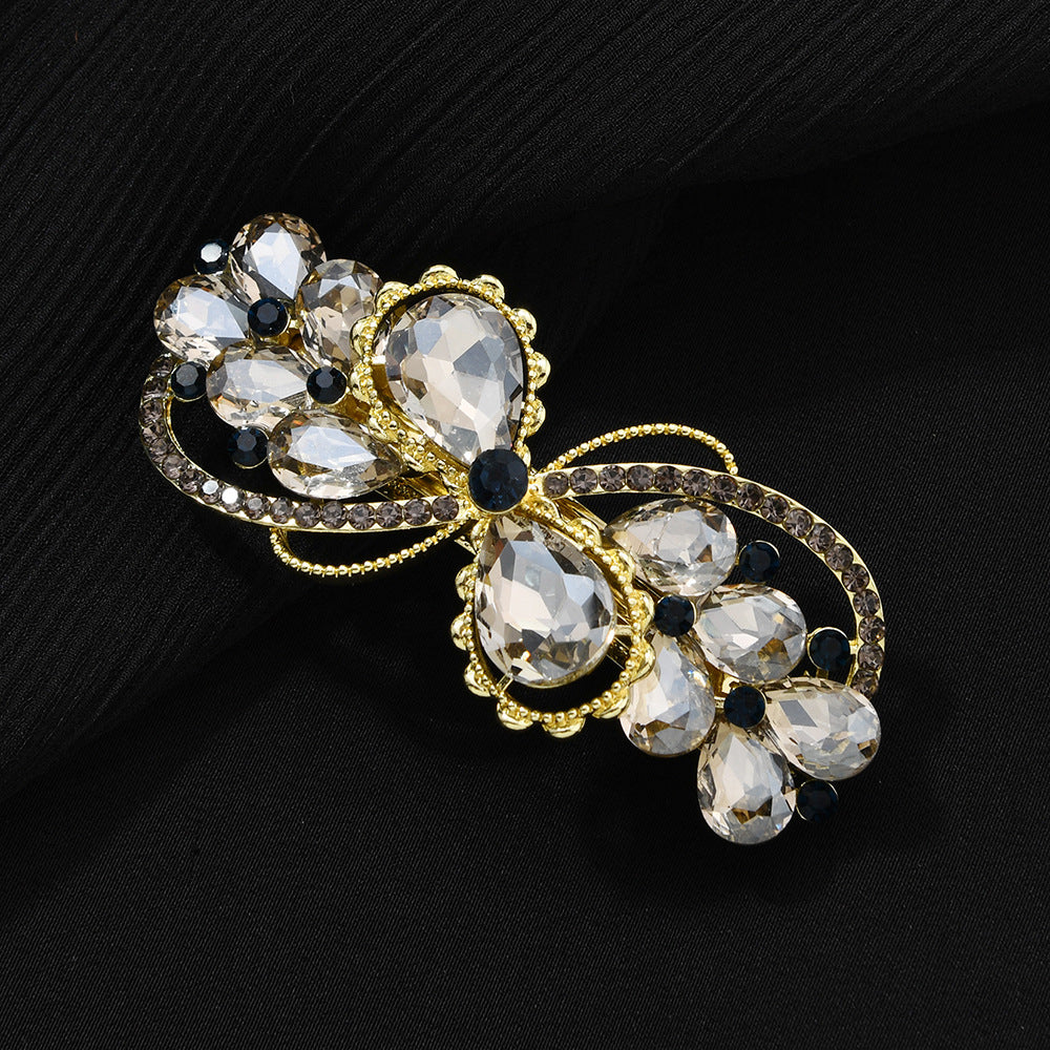 Beau - Floral Wheat-Spray Spring Hair Clip