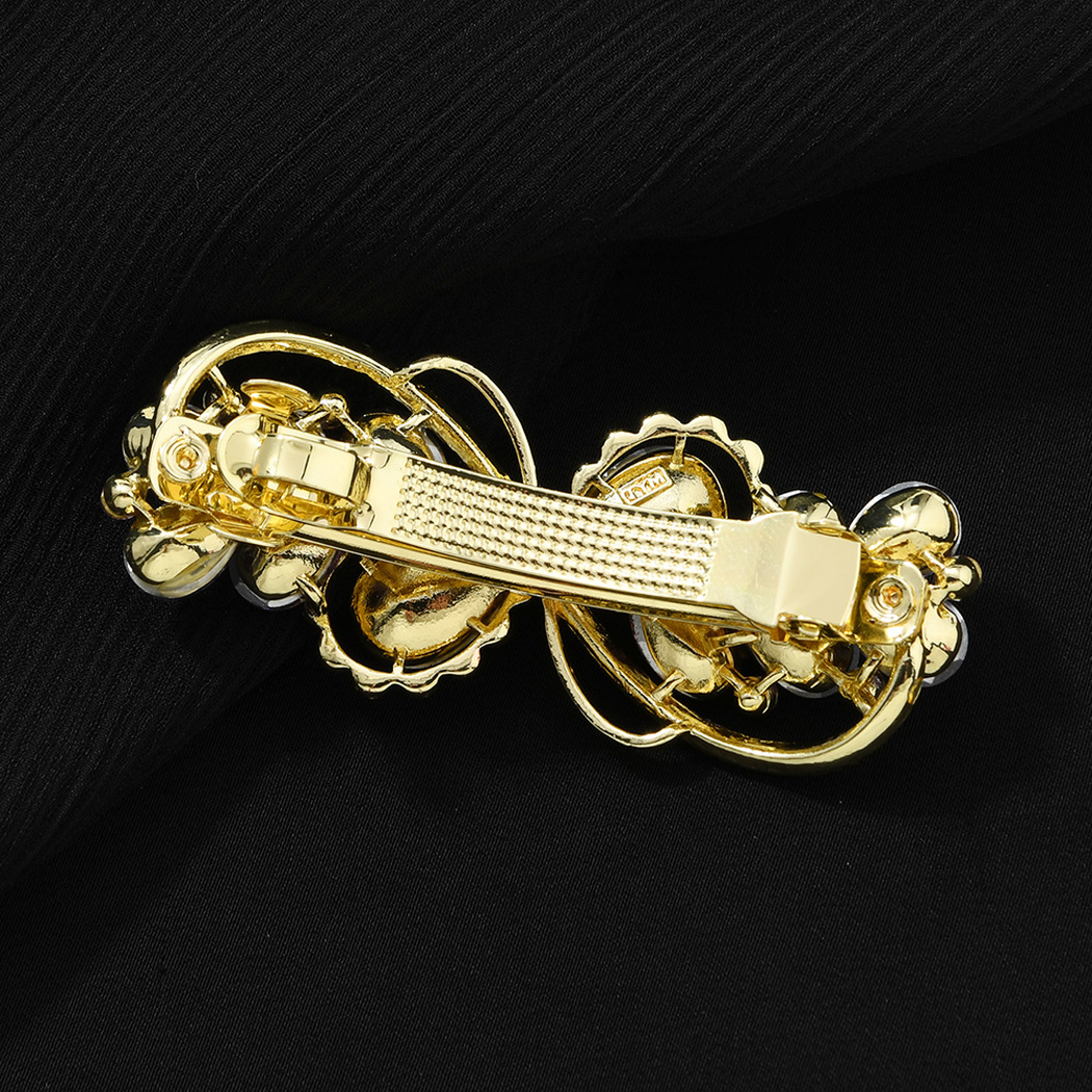 Beau - Floral Wheat-Spray Spring Hair Clip