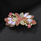 Beau - Floral Leaf-Accent Spring Hair Clip