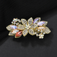 Beau - Floral Leaf-Accent Spring Hair Clip