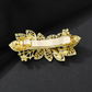 Beau - Floral Leaf-Accent Spring Hair Clip