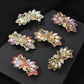 Beau - Floral Leaf-Accent Spring Hair Clip