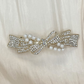 Beau - White Mixed-Motif Spring Hair Clip