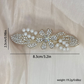 Beau - White Mixed-Motif Spring Hair Clip