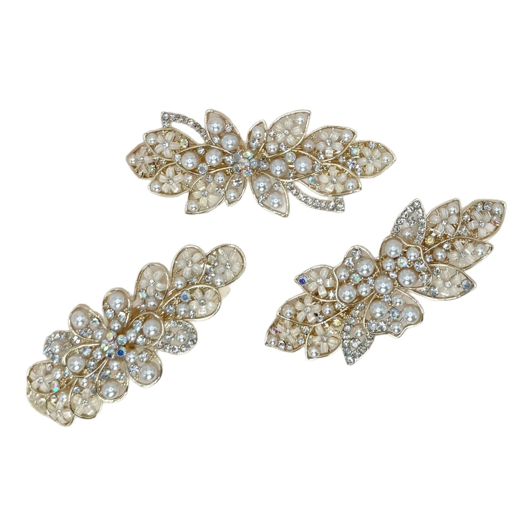 Beau - Three-Motif Clustered Spring Hair Clip