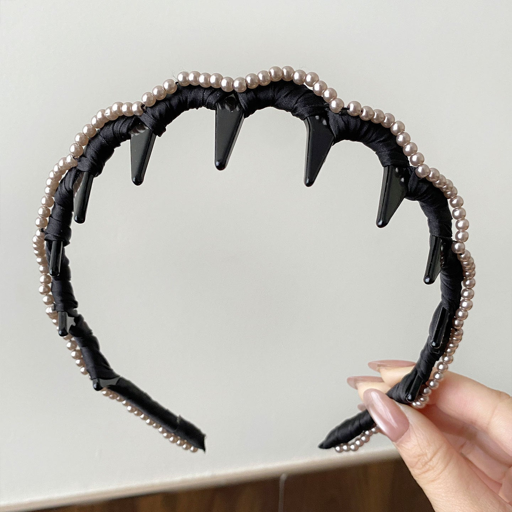Gifty - Beaded Wave-Comb Headband