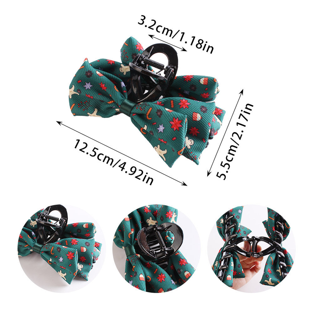 Beau - Christmas Character Hair Claw