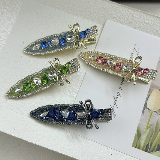 Beau - Bow Oval Hair Clip