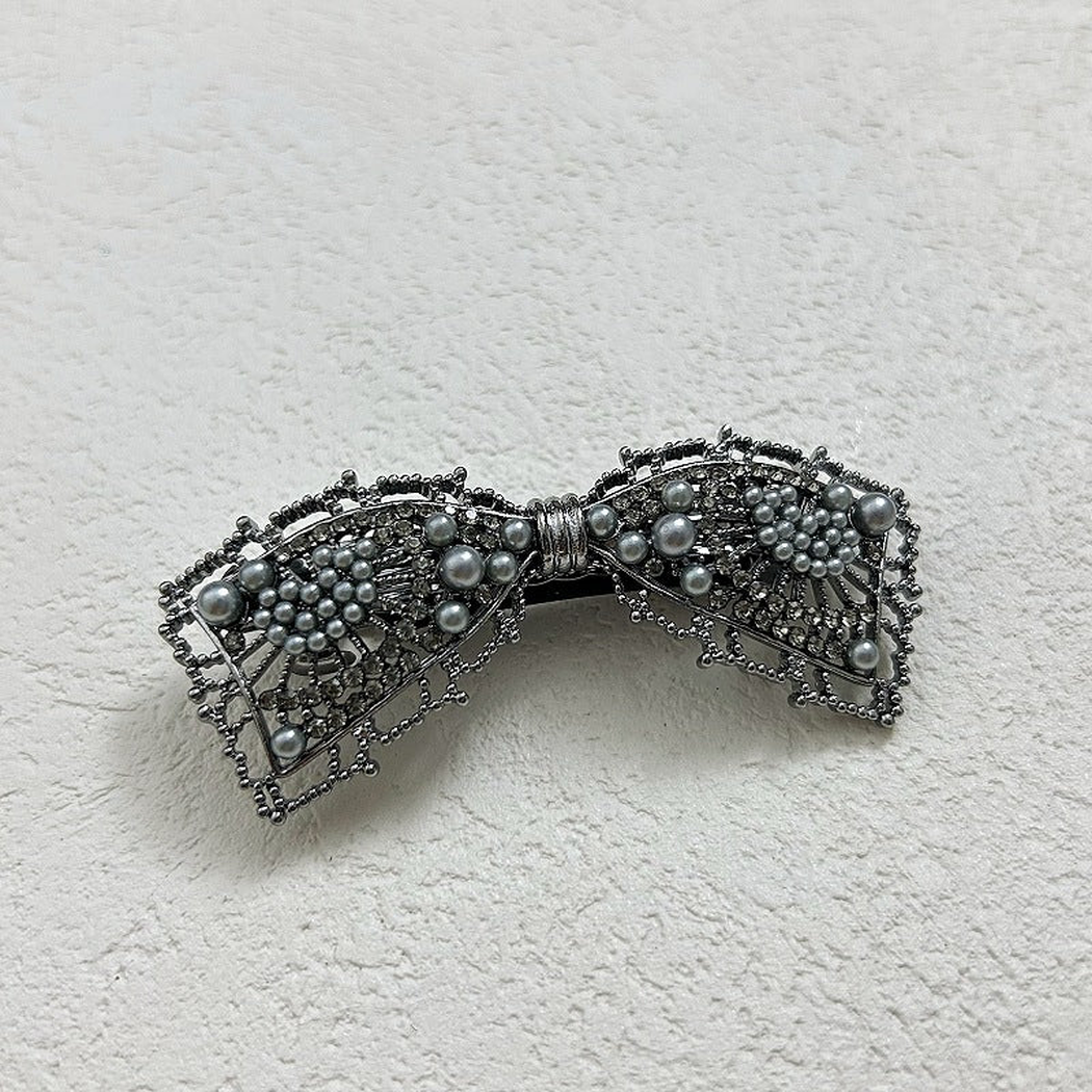 Beau - Bow Openwork Barrette