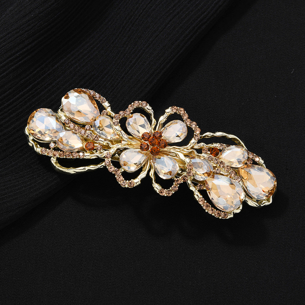 Beau - Floral Openwork Barrette
