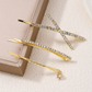 Beau - Crossed Wavy Hair Pin Set