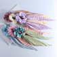 Gifty - Mini-Dot Pinstripe Scarf-Tail Scrunchie