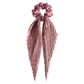 Gifty - Mini-Dot Pinstripe Scarf-Tail Scrunchie