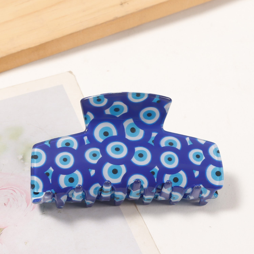 Beau - Blue-Eye Patterned Hair Claw