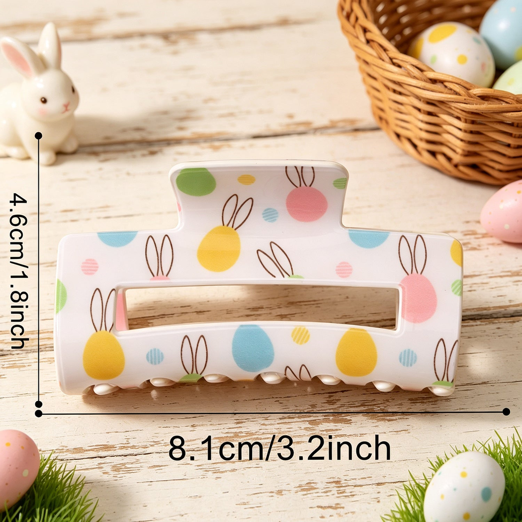 Beau - Rabbit Dotted Hair Claw