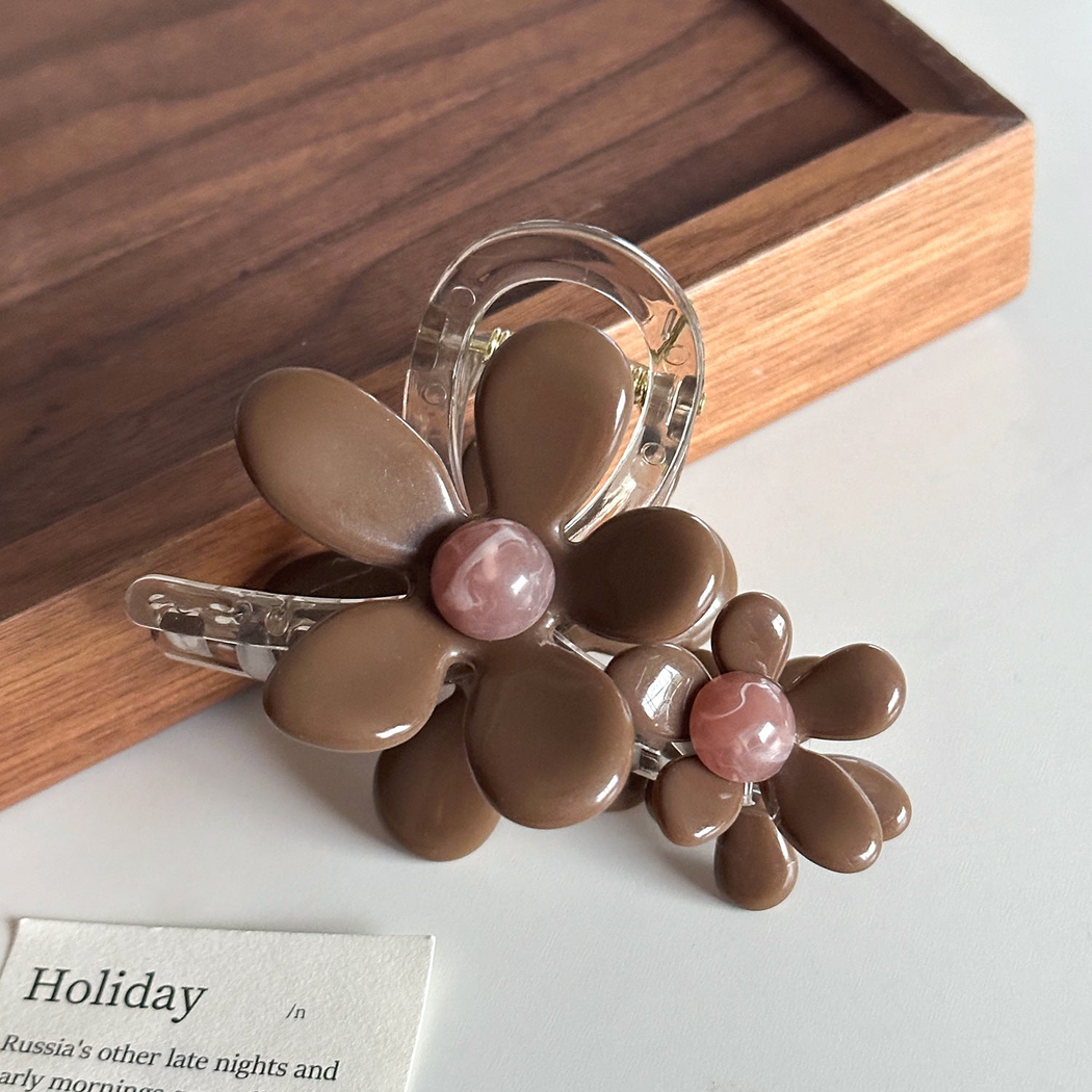 Beau - Floral Loop-Handle Hair Claw