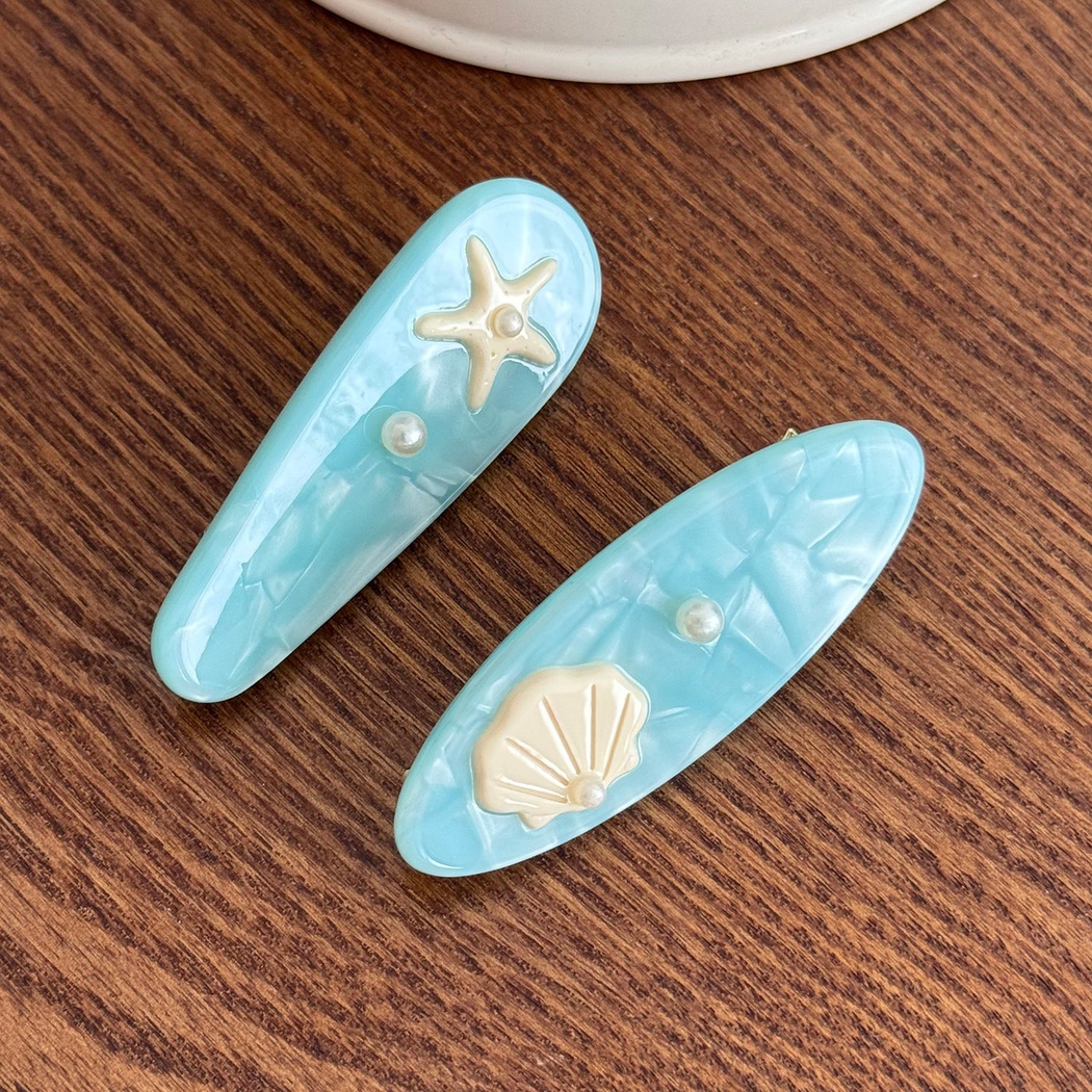 Beau - Coastal Beaded Hair Clip