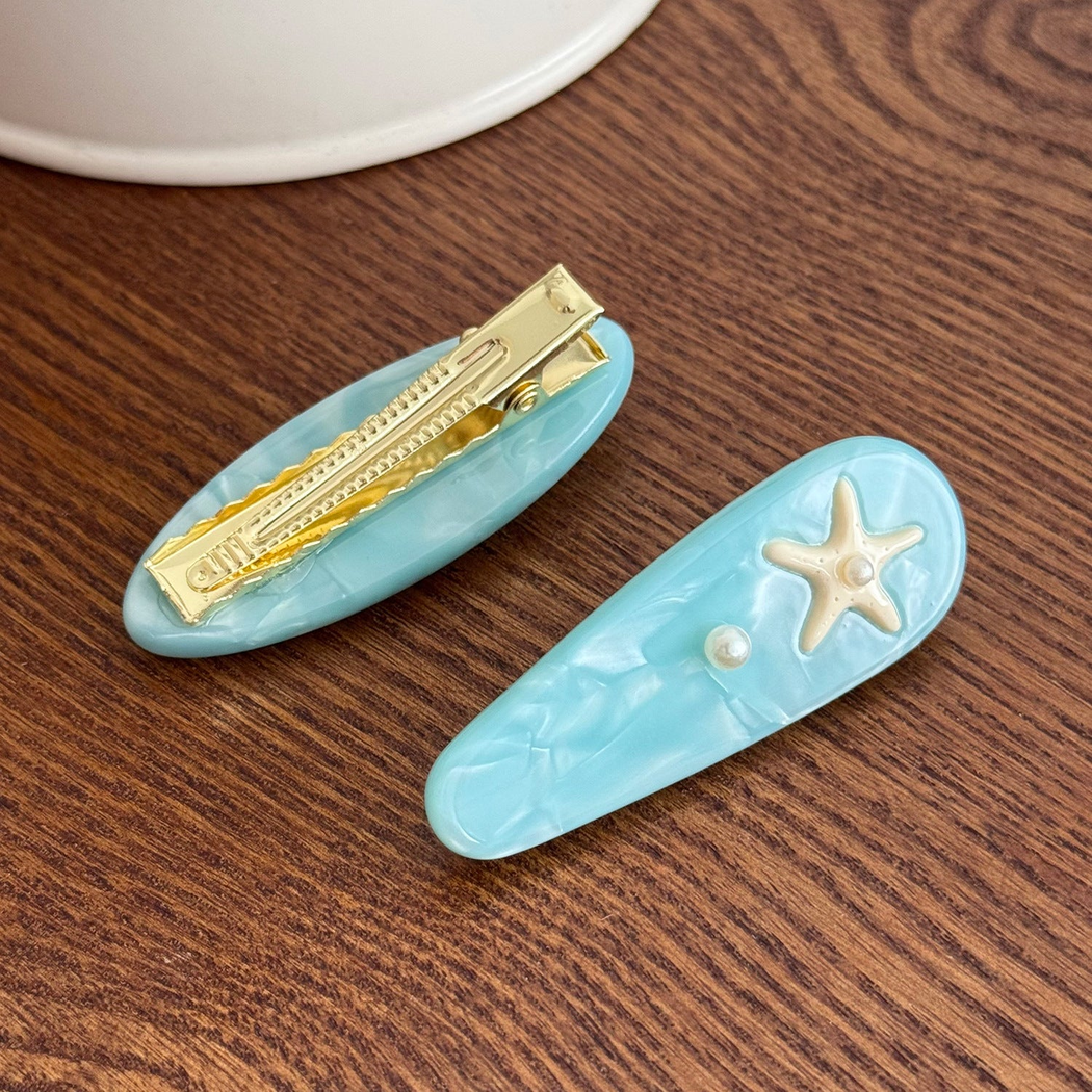 Beau - Coastal Beaded Hair Clip