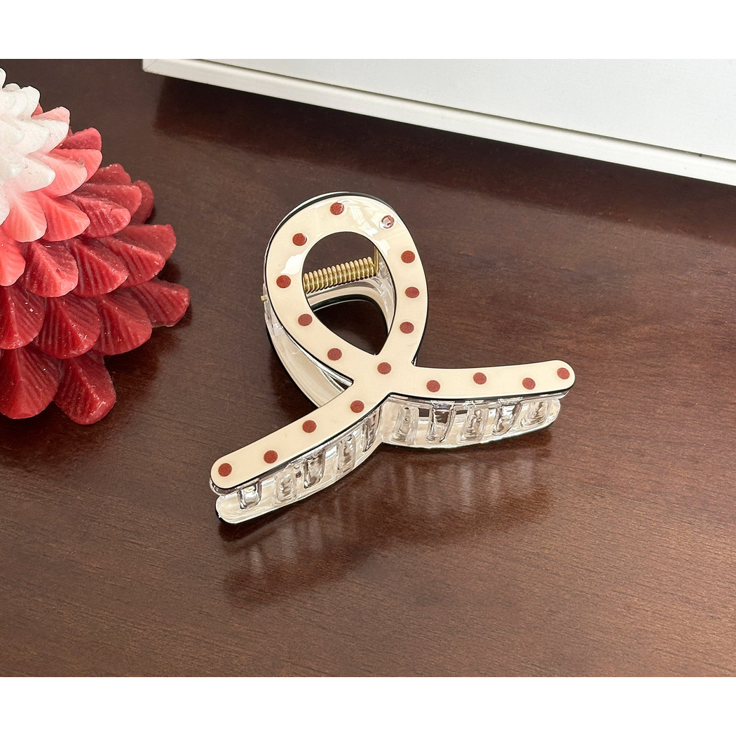 Beau - Cherry Dotted Hair Claw