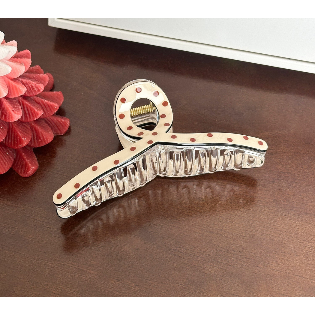 Beau - Cherry Dotted Hair Claw