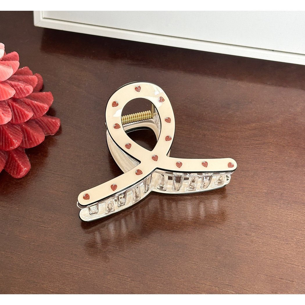 Beau - Cherry Dotted Hair Claw