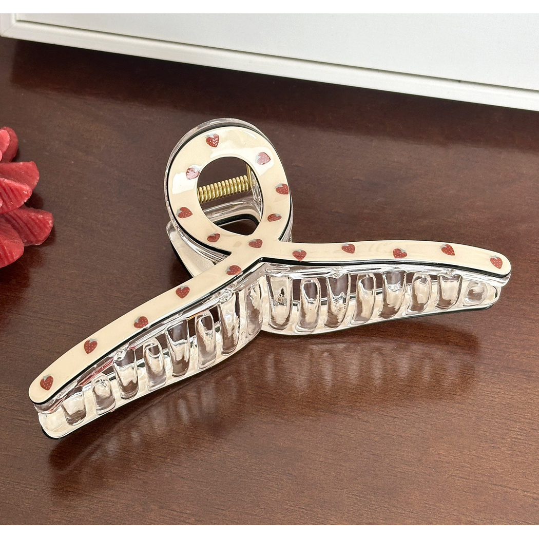 Beau - Cherry Dotted Hair Claw