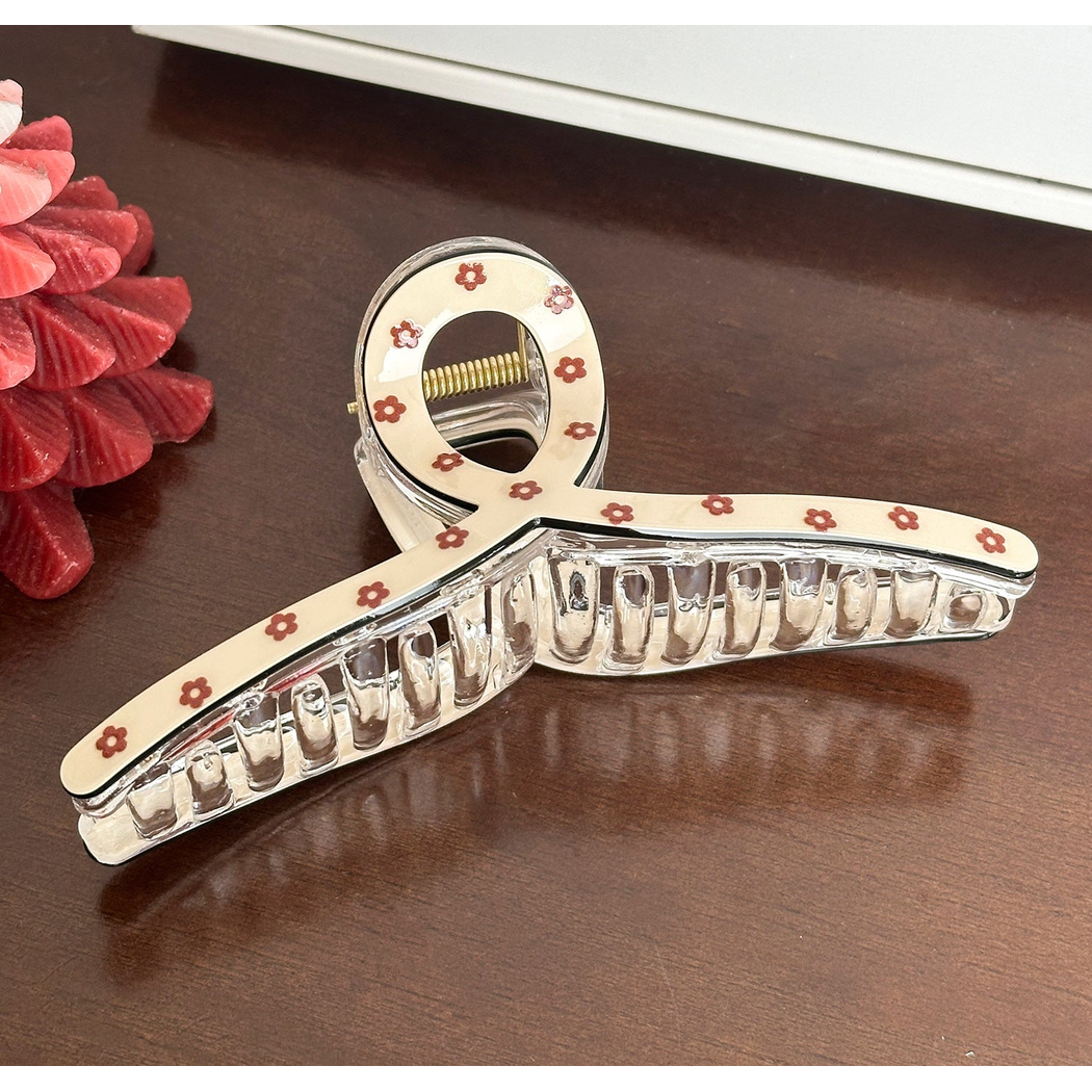Beau - Cherry Dotted Hair Claw